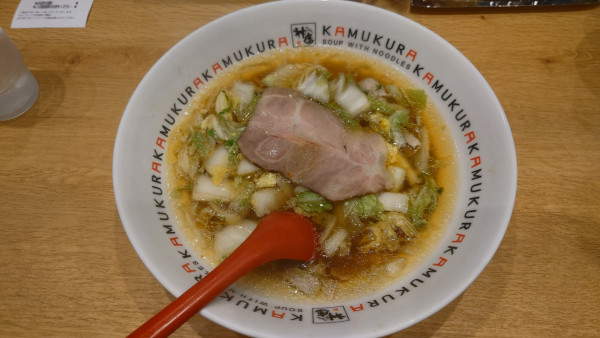 「おいしいラーメン ¥850」@どうとんぼり神座 さいたま新都心けやきひろば店の写真