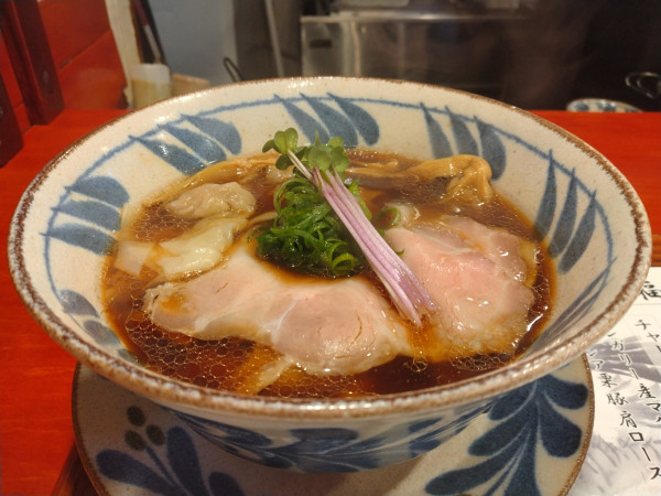 「特製中華蕎麦 醤油」@中華そば 鴨福の写真