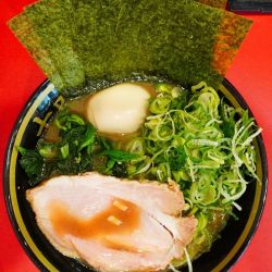 のり九条ネギラーメン【並】＋味玉＋瓶ビール