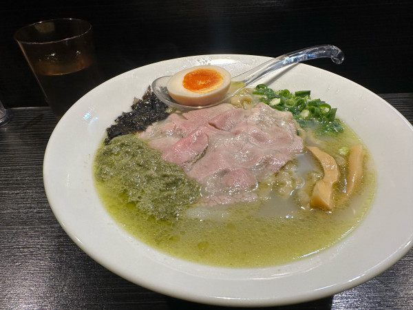 「特製牡蠣塩ラーメン＋肉丼」@中華蕎麦 無冠の写真