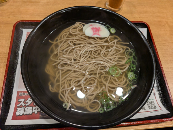 「かけそば499円」@資さんうどん  藤沢湘南台店の写真