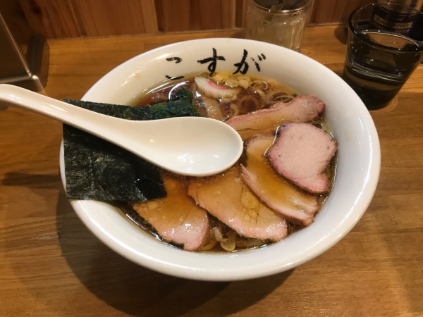 「手打中華 1000円」@白河中華そば こすがの写真