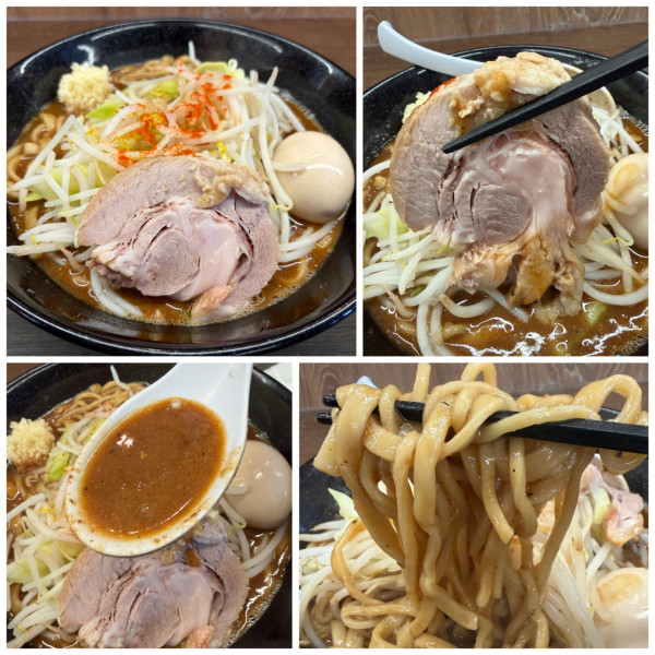 「味玉味噌ラーメン 1090円 ニンニク」@ジャンクガレッジ 新所沢店の写真