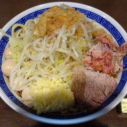 マー油みそラーメン（1,200円）＋うずら玉子＋バター