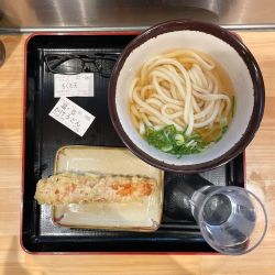 温 かけうどん 並盛 ちくわ天