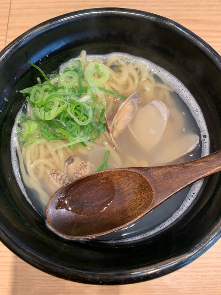 「鯛出汁あさりたっぷりラーメン」@鮨・酒・肴 杉玉 葛西の写真