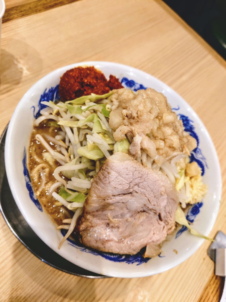 「ラーメン RED」@ジャンクガレッジ カインズ朝霞店の写真