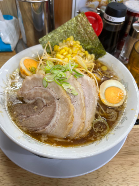 「三水らーめん(中盛)」@らーめん 三水 つくば店の写真