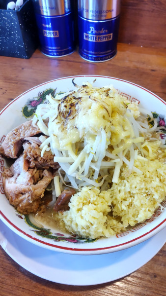 「ミニラーメン」@ガッツリラーメンいち豚 いわき鹿島店の写真