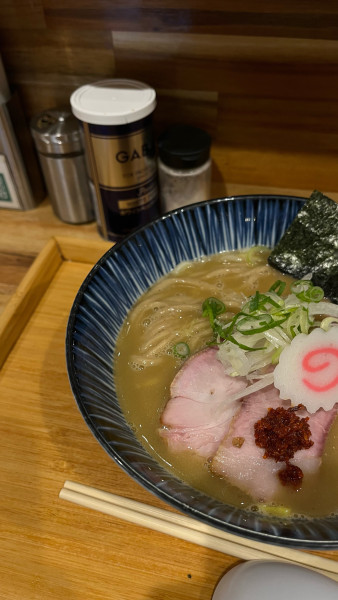 「【限定】豚骨魚介ラーメン」@ハちゃんラーメンの写真