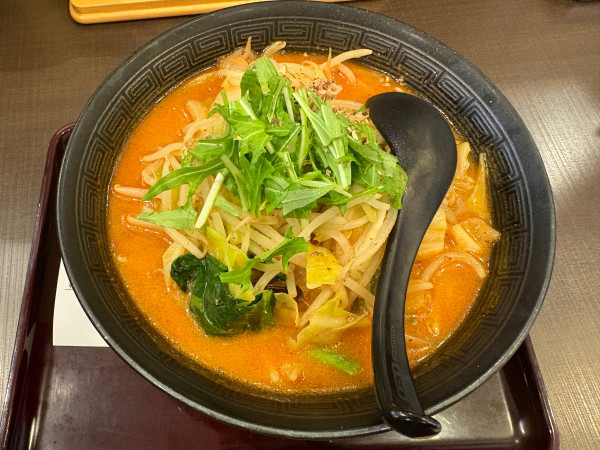 「味噌麻辣タンメン　950円」@埼玉タンメン 山田太郎 所沢本店の写真