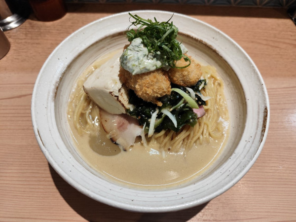 「牡蠣味噌ラーメン1500円」@セキレイ 〜NIBOSHI no D5〜の写真