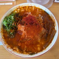 辛味噌ラーメン並盛 1020円＋背脂1増し100円(税込)