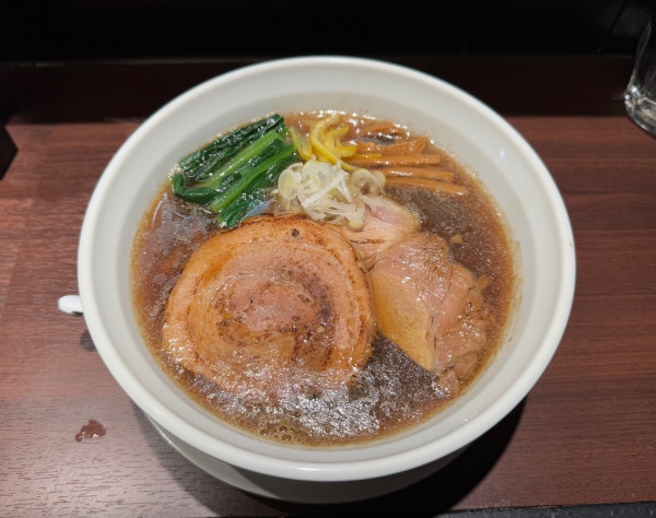 「醤油＋柚子」@ら〜麺 瑞藤の写真