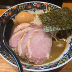 特製濃厚蕎麦・煮干し和え玉・肉飯 ￥2,000