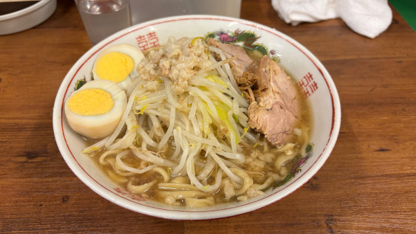 「小ラーメン+煮玉子」@ラーメン二郎 品川店の写真