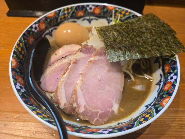 「特製濃厚蕎麦・煮干し和え玉・肉飯 ￥2,000」@亀戸煮干中華蕎麦 つきひの写真