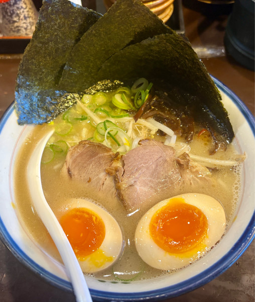 「のりと半熟玉子＋替玉」@麺の坊 砦の写真