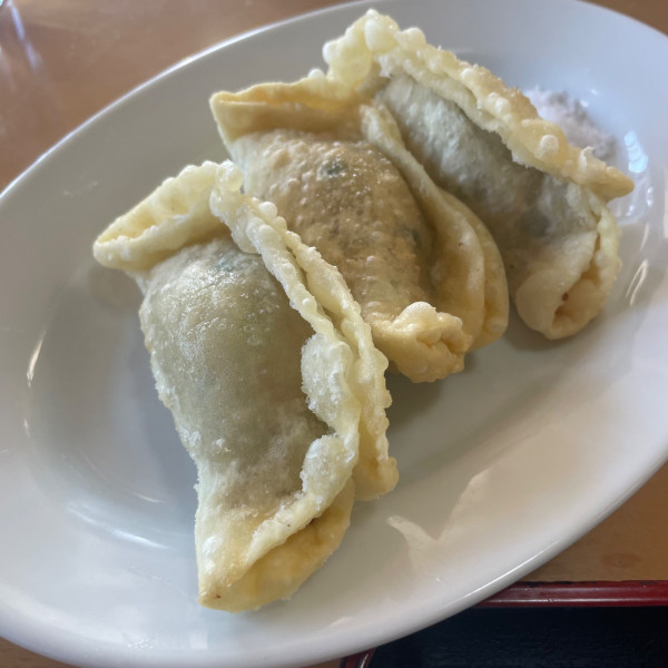 「揚げ餃子 3個　290円」@佐野青竹手打ちラーメン いしかりの写真