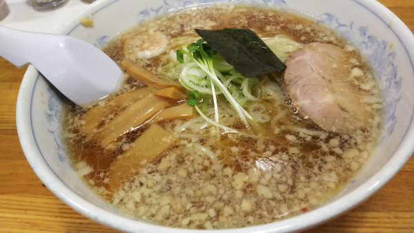 「ランドラーメンＢしょうゆ（こってり)」@らーめんランド 東和店の写真