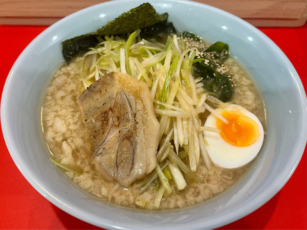 「味噌 ネギラーメン」@ラーメンショップ マルナミ 川口店の写真
