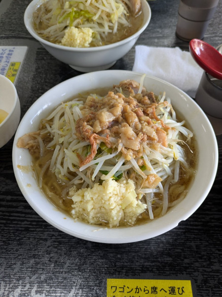 「中　生卵」@ラーメン二郎 柏店の写真