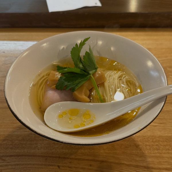 「竹中華そば」@自家製麺 くろ松の写真