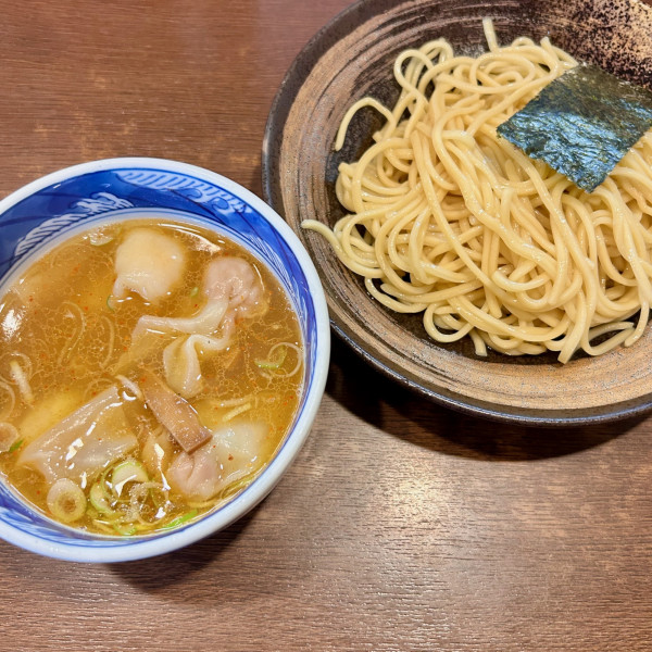 塩ミックスワンタンつけめん（1300円）