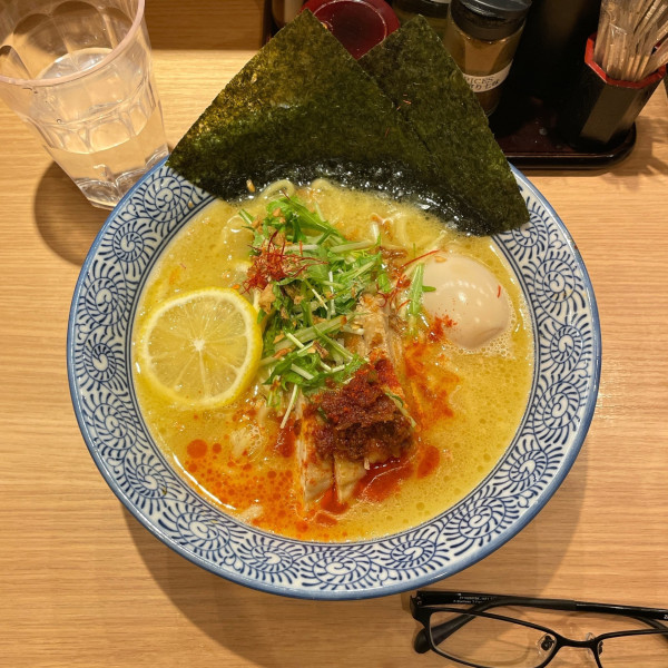 「NOBUNAGAラーメン辛味全部乗せ」@麺屋 NOBUNAGA 茅場町店の写真