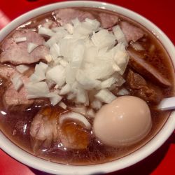 竹岡式ラーメン中+全マシ
