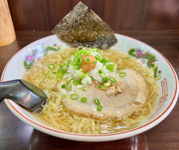 「岡山塩ら～めん 麺大盛り」@岡山らぁめん 麺屋照清の写真