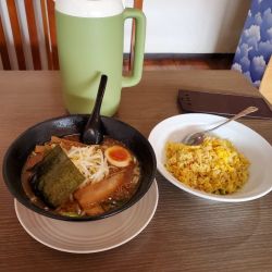 味噌ラーメンチャーハンセット@750