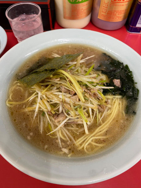「ネギラーメン＋半ライス」@ラーメンショップ 当麻店の写真