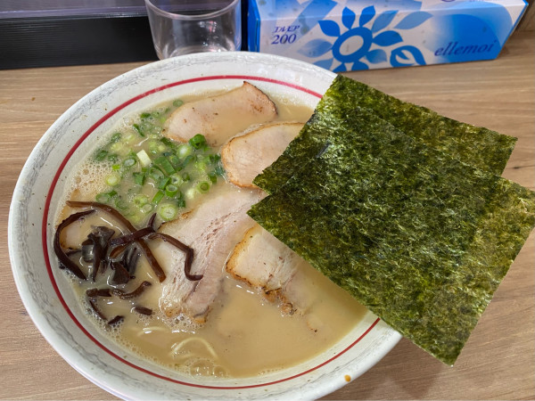 「チャーシューメン1,150円+替え玉140円」@麺場 絆1048の写真
