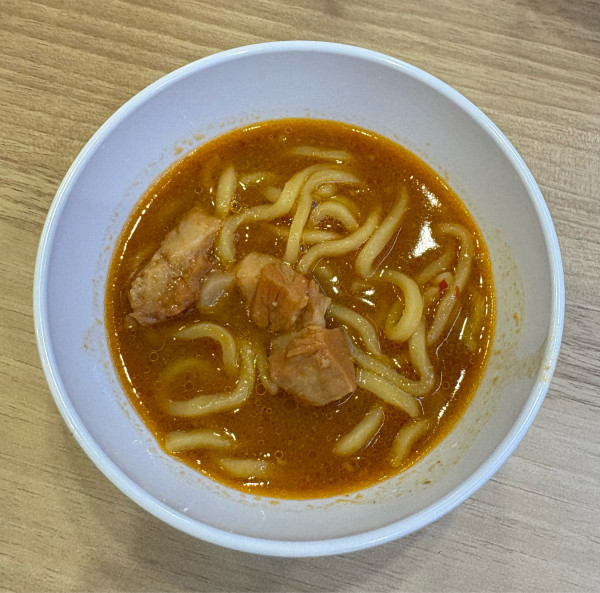 「鬼金棒監修カラシビ味噌らー麺(1辛)」@かっぱ寿司 市原店の写真