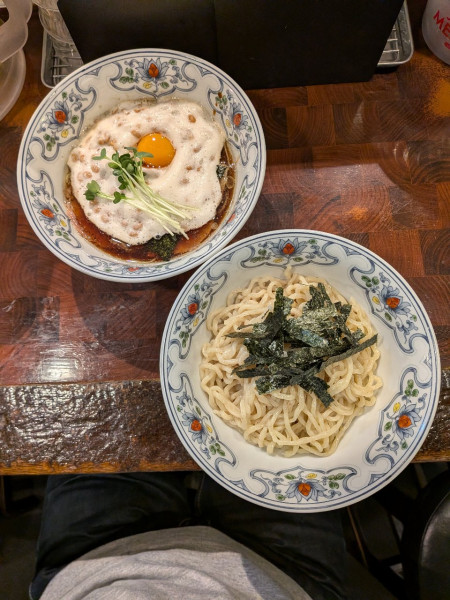 「納豆つけ麺」@麺や 庄のの写真