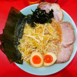 ネギラーメン＋味玉＋瓶ビール＋サービスetc.