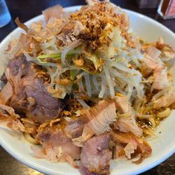 汁なし(ニンニク)+麺増し(100g)