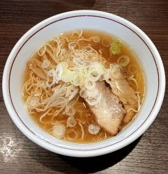 「牛骨ラーメン・醬油」@ラーメン一刻 淀江店の写真