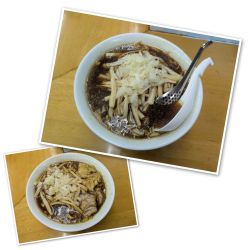 メンマワンタンメン（大盛、薬味）１０００円