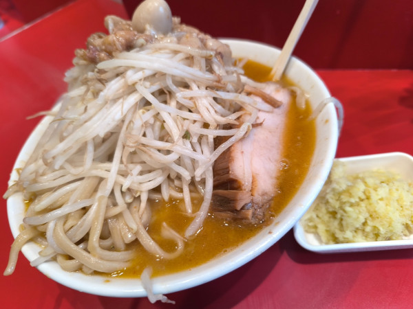 「みそろー・生姜（野菜・脂）」@麺屋HEROの写真