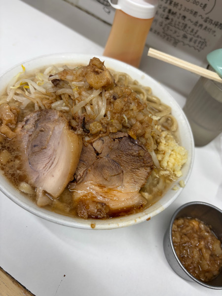 「ラーメン＋チーズ」@ラーメン荘 歴史を刻め なかもず店の写真