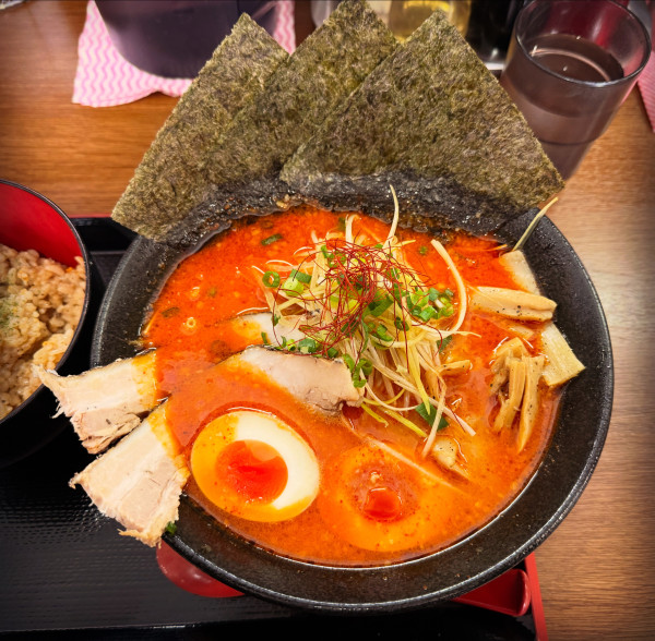 「特製辛子ネギ味噌ラーメン」@麺屋てんほうの写真