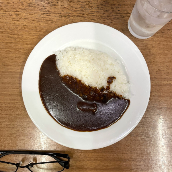 「半カレー」@武田流 古式カレーライス 支那そば インディアン 本店の写真