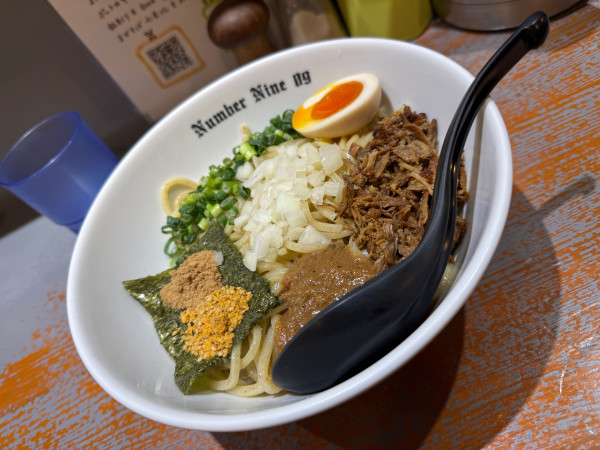 「まぜそば(鶏油)」@麺Dining Number Nine 09の写真