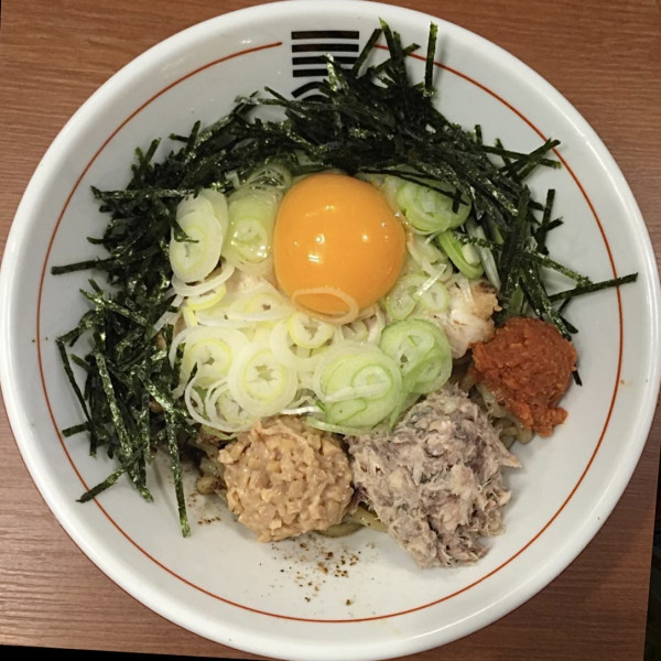 「山形ひっぱり混ぜそば」@山系無双 烈火 名神口店の写真