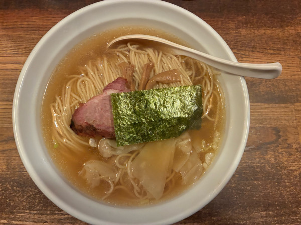 「塩ワンタンメン」@荏原町しなてつの写真