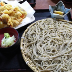 とり天ざる（大盛り）