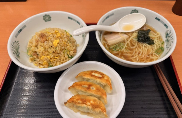 「ラ・餃・チャ（￥690）」@日高屋 新橋駅前店の写真