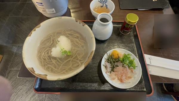「釜揚げそば　990円」@そば処 田中屋の写真